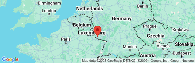 Landkaart Saarland