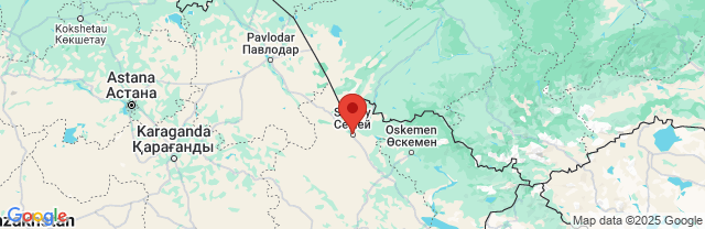 Landkaart Semey