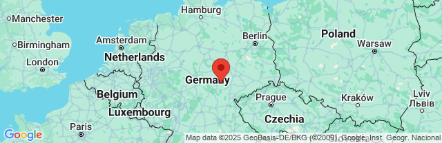 Landkaart Thüringen
