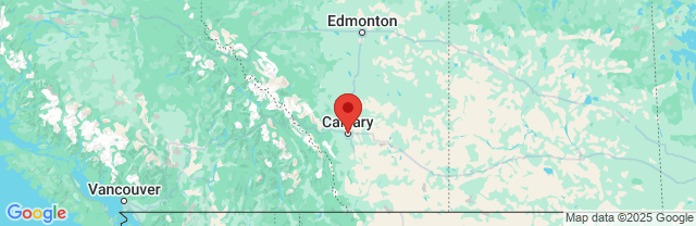 Landkaart Calgary