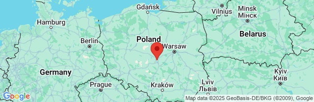 Landkaart Lodz