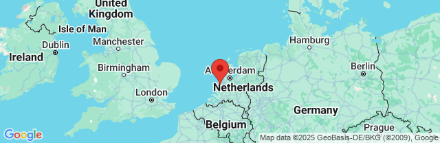 Landkaart Scheveningen