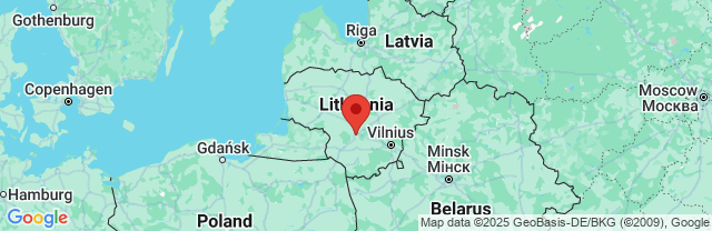 Landkaart Kaunas