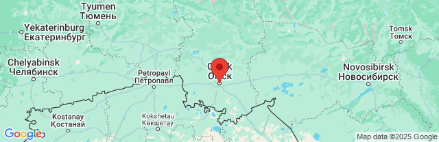 Landkaart Omsk