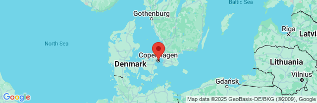 Landkaart Kopenhagen