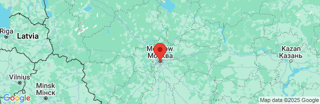 Landkaart Moskou