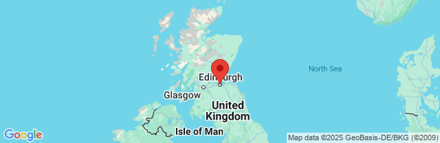 Landkaart Edinburgh