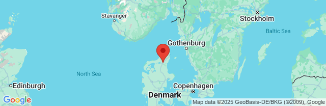 Landkaart Aalborg