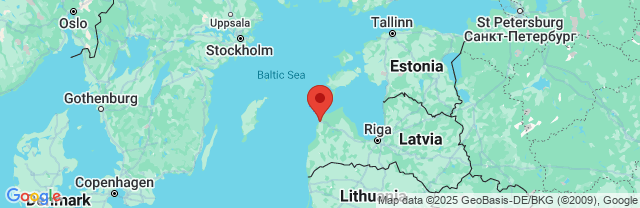 Landkaart Ventspils