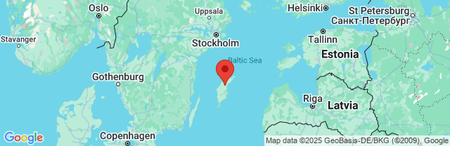 Landkaart Gotland