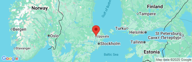 Landkaart Uppsala