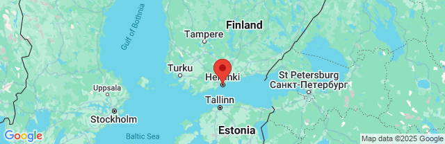 Landkaart Helsinki