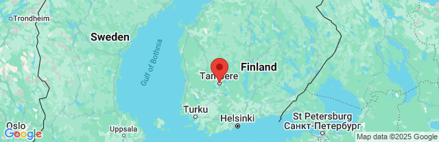 Landkaart Tampere