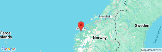 Landkaart Alesund