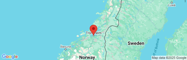 Landkaart Trondheim