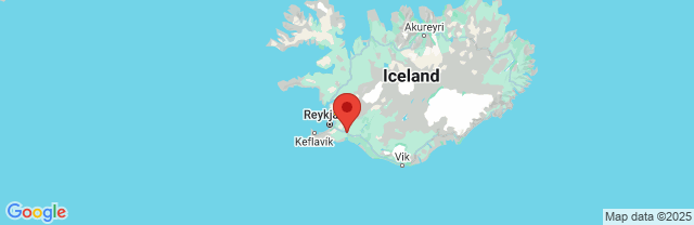 Landkaart Hveragerdi