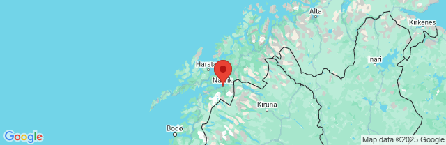 Landkaart Narvik
