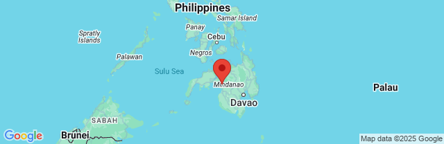 Landkaart Mindanao
