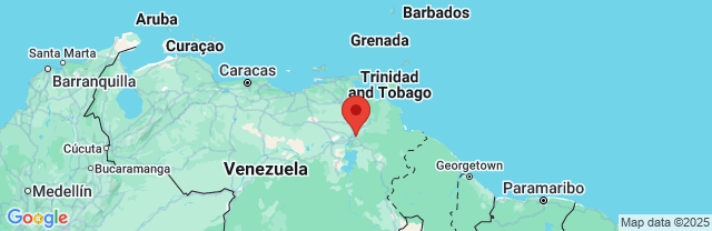 Landkaart Ciudad Guayana