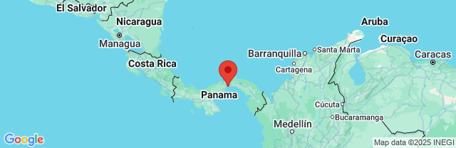Landkaart Panama-stad