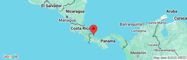 Landkaart Bocas del Toro