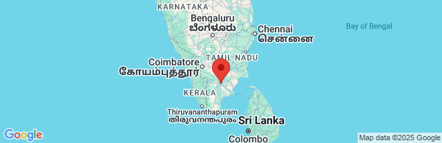 Landkaart Madurai