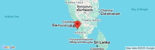 Landkaart Cochin (Kochi)