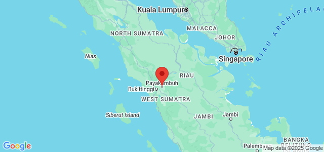 Landkaart Sumatra