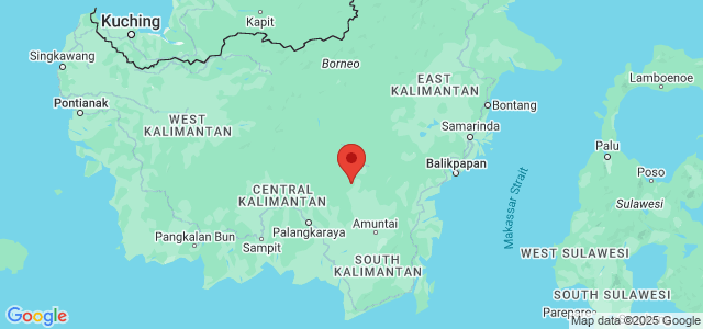 Landkaart Kalimantan