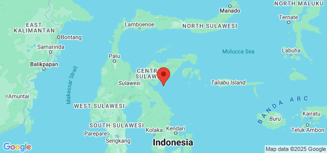 Landkaart Sulawesi