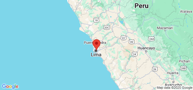 Landkaart Lima