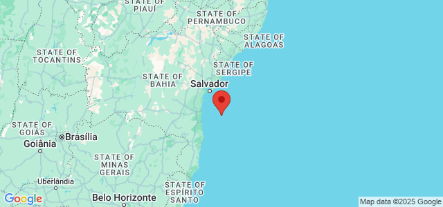 Landkaart Salvador da Bahia