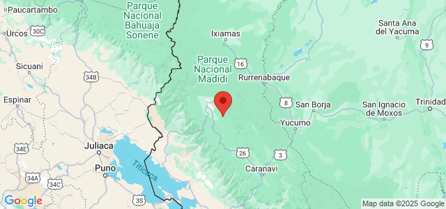 Landkaart La Paz