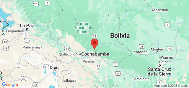 Landkaart Cochabamba