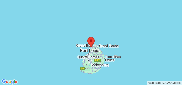 Landkaart Pointe aux biches