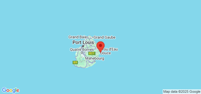 Landkaart Ile Aux Cerfs