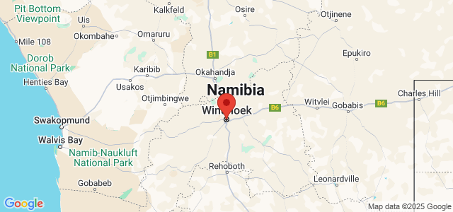 Landkaart Windhoek