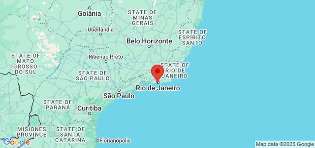 Landkaart Rio de Janeiro