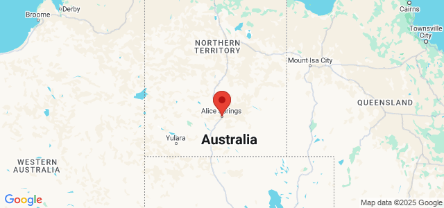 Landkaart Alice Springs