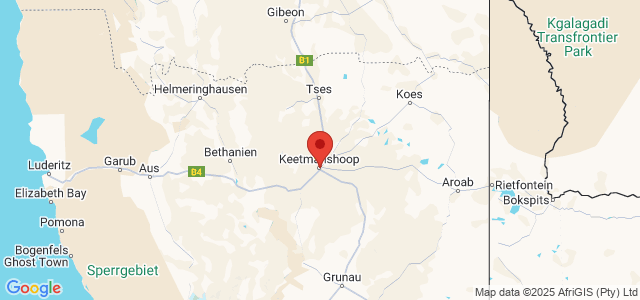 Landkaart Keetmanshoop
