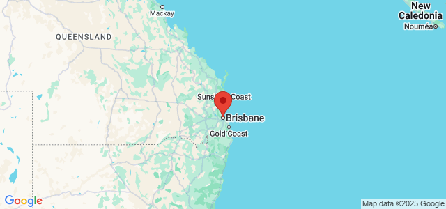 Landkaart Brisbane