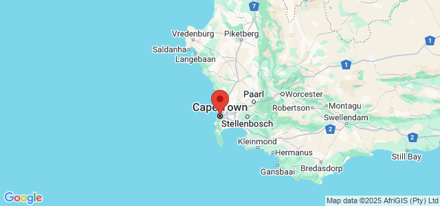 Landkaart Kaapstad