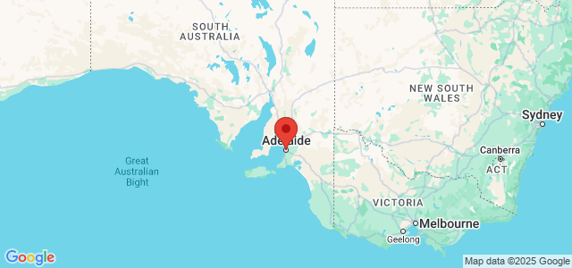 Landkaart Adelaide