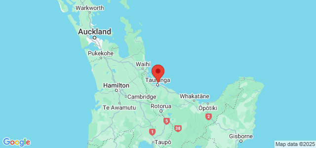 Landkaart Tauranga