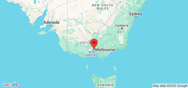 Landkaart Melbourne