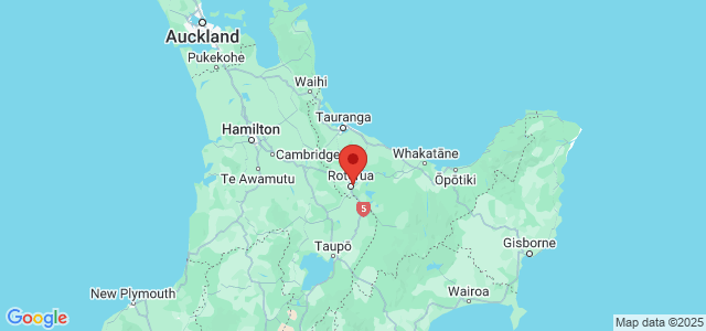 Landkaart Rotorua