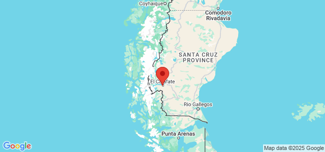 Landkaart Calafate