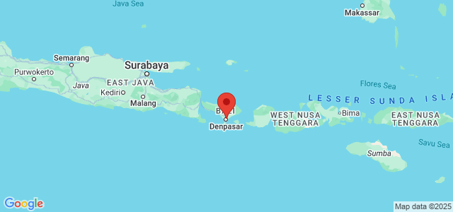 Landkaart Denpasar