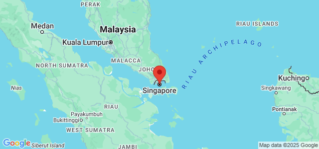 Landkaart Singapore