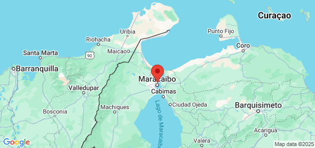 Landkaart Maracaibo